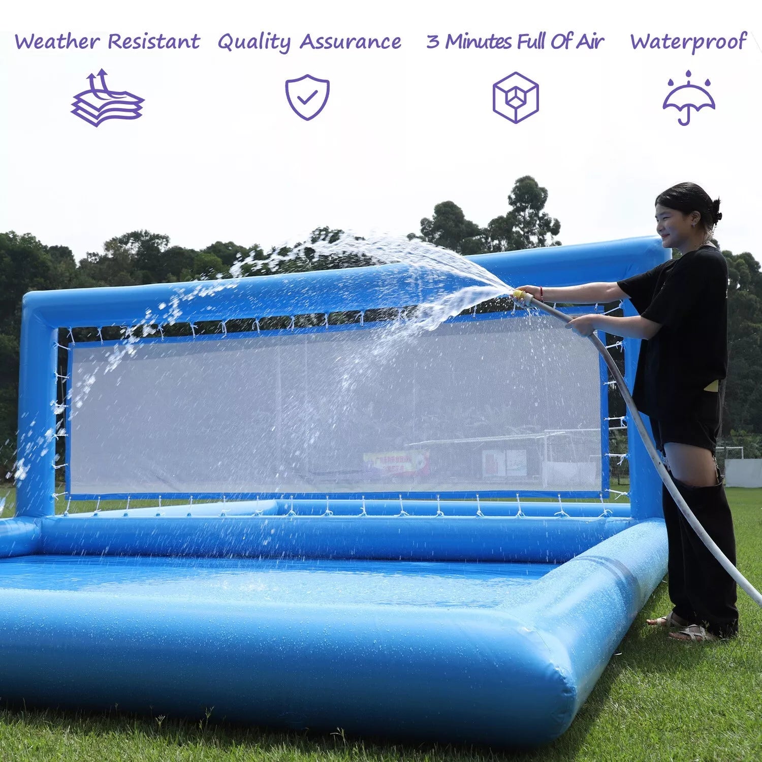 33ft Inflatable Volleyball Pool