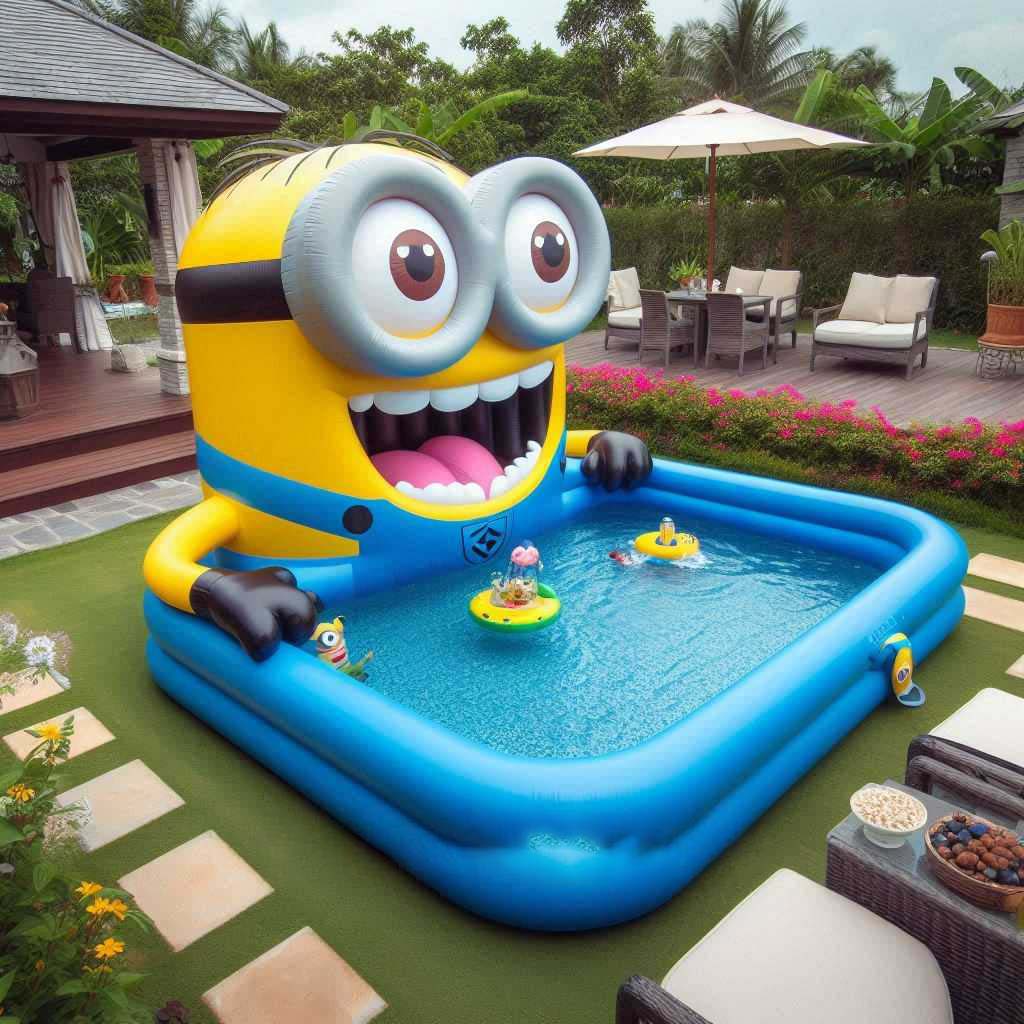 Inflatable Minion Shaped Pool