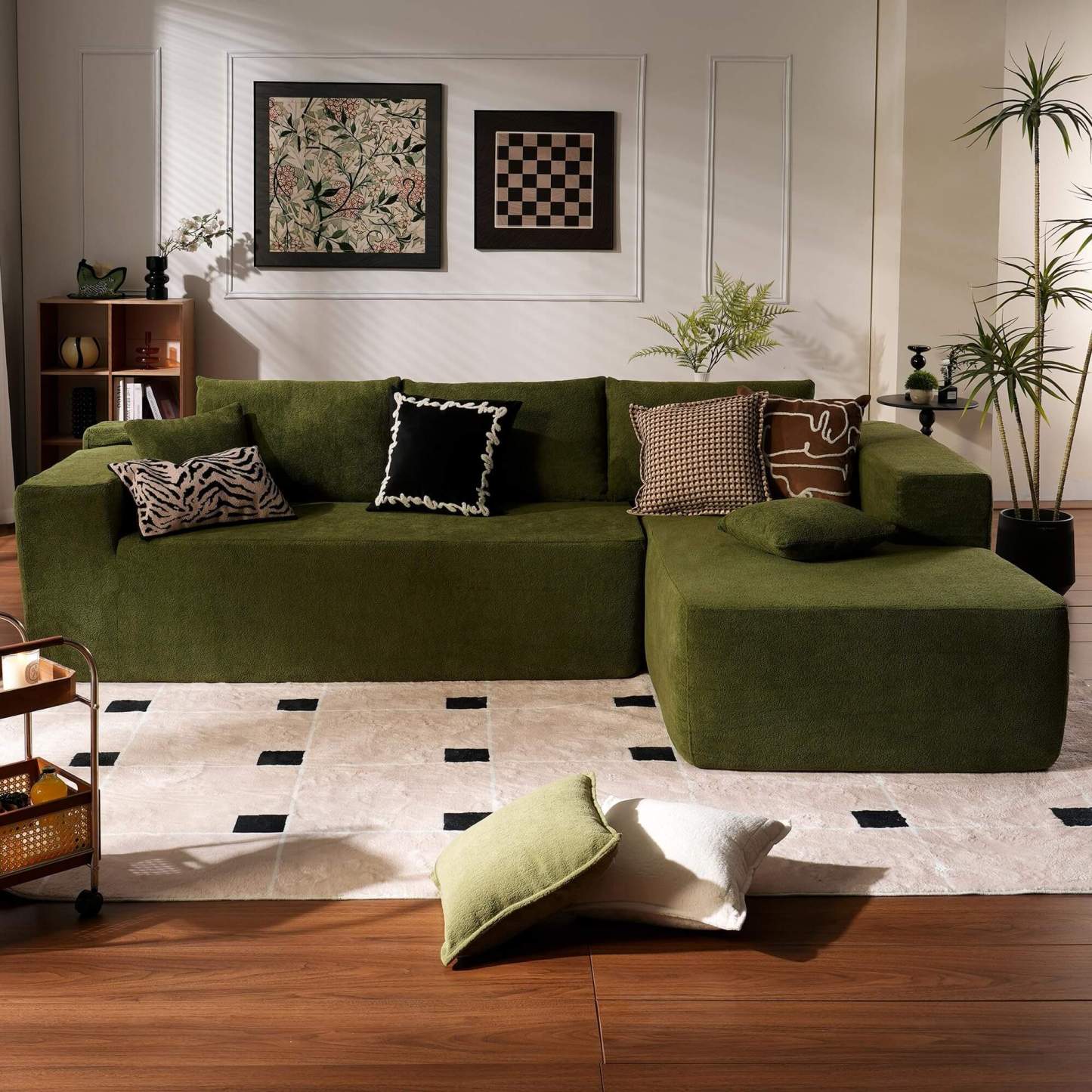 💥𝗟𝗶𝗺𝗶𝘁𝗲𝗱 𝗧𝗶𝗺𝗲 𝗢𝗳𝗳𝗲𝗿💖【Buy 2 Packages Shipping】L-Shaped Sectional Sofa Set
