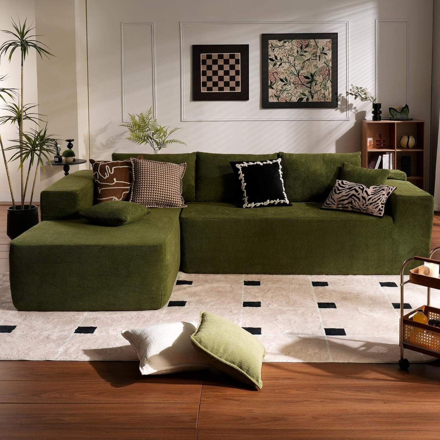 💥𝗟𝗶𝗺𝗶𝘁𝗲𝗱 𝗧𝗶𝗺𝗲 𝗢𝗳𝗳𝗲𝗿💖【Buy 2 Packages Shipping】L-Shaped Sectional Sofa Set