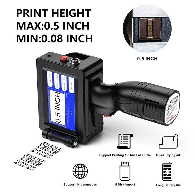 🔥[Last day for clearance]🔥Handheld Inkjet Color Printer