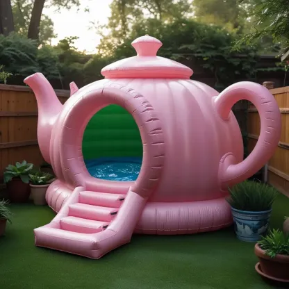 Giant Inflatable Tea Pot Pools