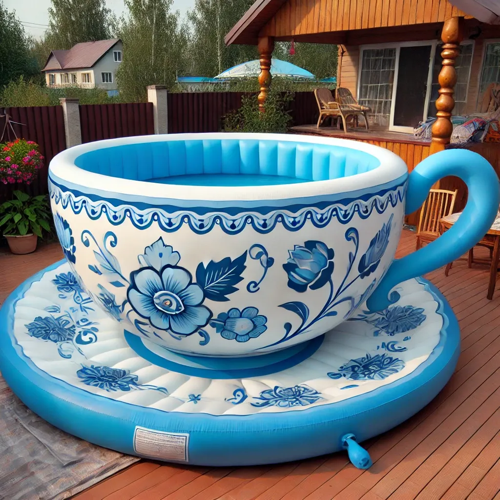 Inflatable Tea Cup Pool