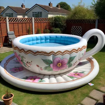 Inflatable Tea Cup Pool