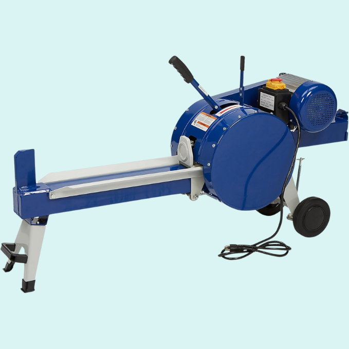 💥𝗟𝗶𝗺𝗶𝘁𝗲𝗱 𝗧𝗶𝗺𝗲 𝗢𝗳𝗳𝗲𝗿💖Horizontal Double Flywheel Kinetic Electric Log Splitter - 7-Ton, 15 Amp, 120V Motor