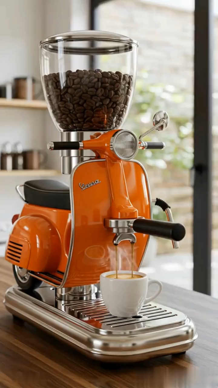 🔥Limited Time Offer💖Bold Design motorcycle Coffee Maker