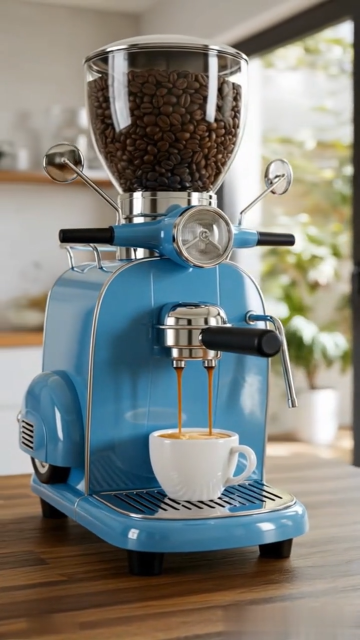 🔥Limited Time Offer💖Bold Design motorcycle Coffee Maker
