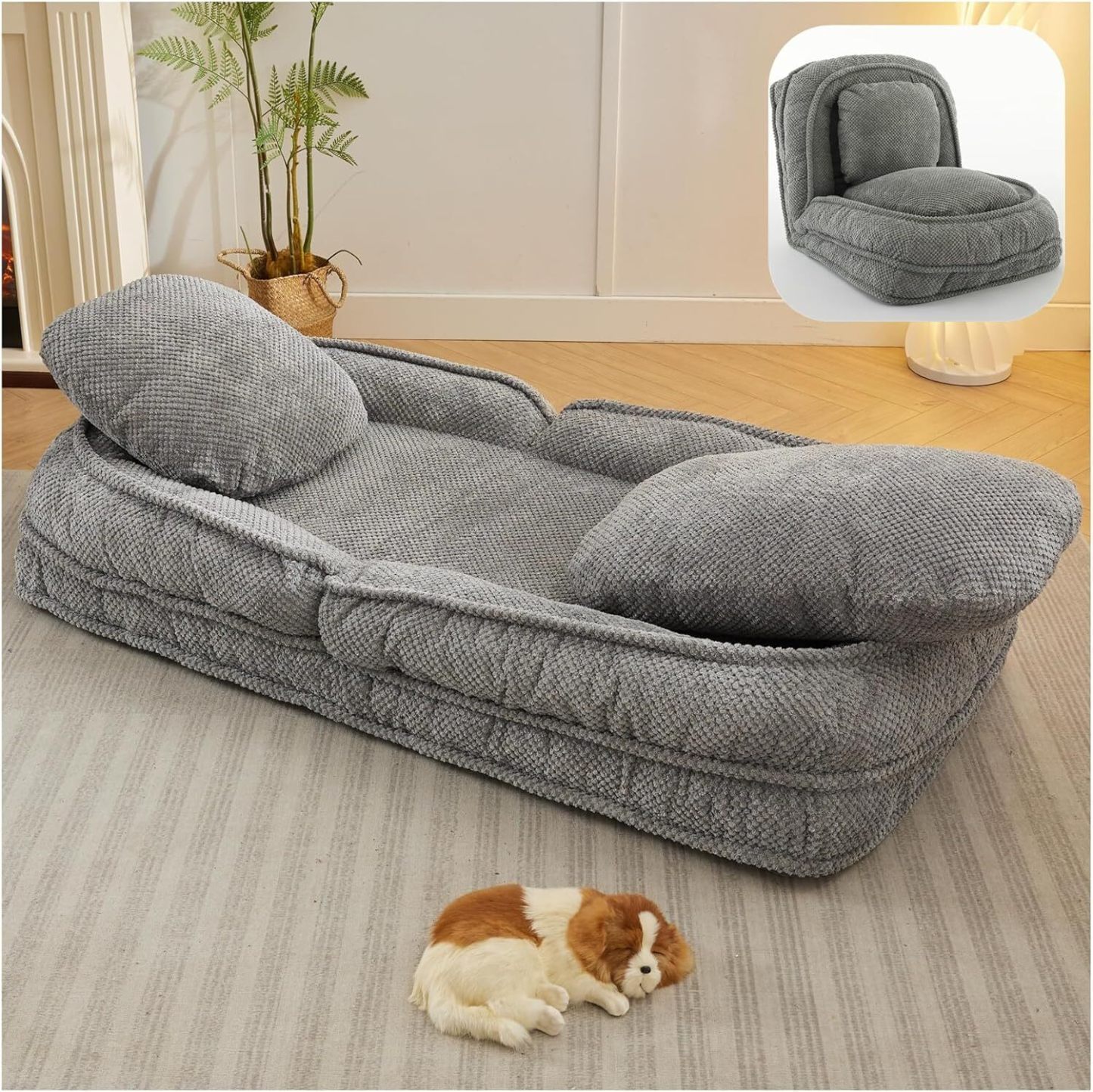 🎄Last Day Christmas Early Bird Sale🎄 -Foldable Lazy Sofa Bed Floor Chair