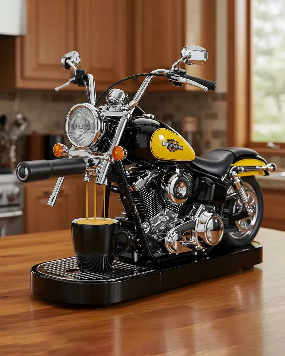 Clearance Sale🔥Limited Time Offer💖High-performance Motorcycle Coffee Maker | Bold Design for Motorcycle Lovers’ Mornings