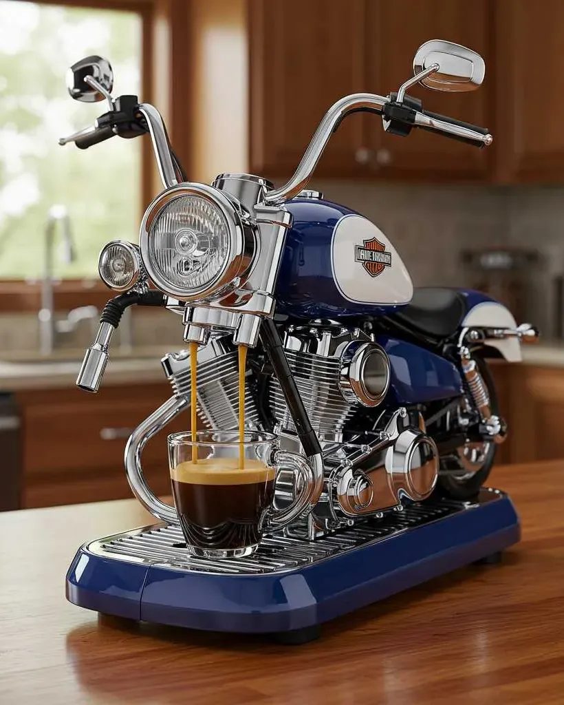 Clearance Sale🔥Limited Time Offer💖High-performance Motorcycle Coffee Maker | Bold Design for Motorcycle Lovers’ Mornings