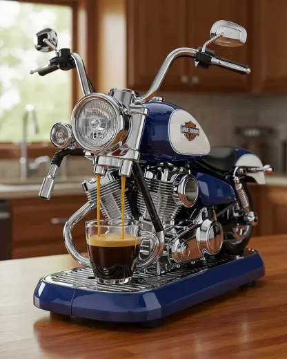 Clearance Sale🔥Limited Time Offer💖High-performance Motorcycle Coffee Maker | Bold Design for Motorcycle Lovers’ Mornings