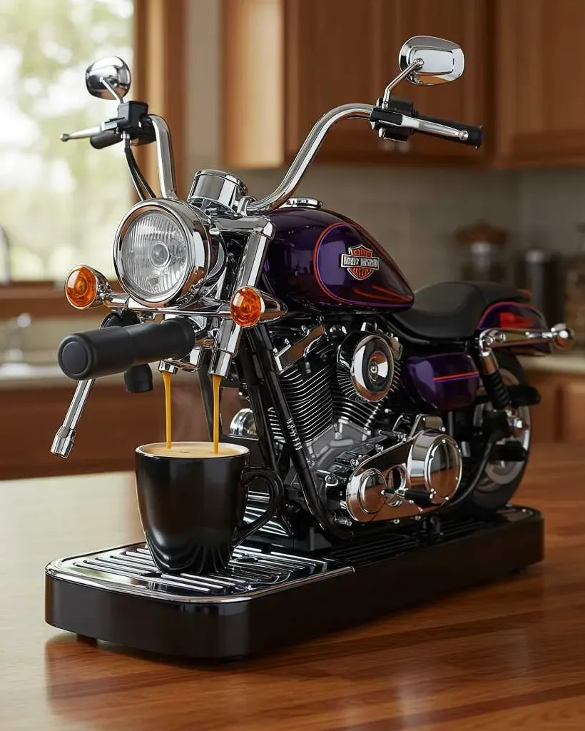 Clearance Sale🔥Limited Time Offer💖High-performance Motorcycle Coffee Maker | Bold Design for Motorcycle Lovers’ Mornings