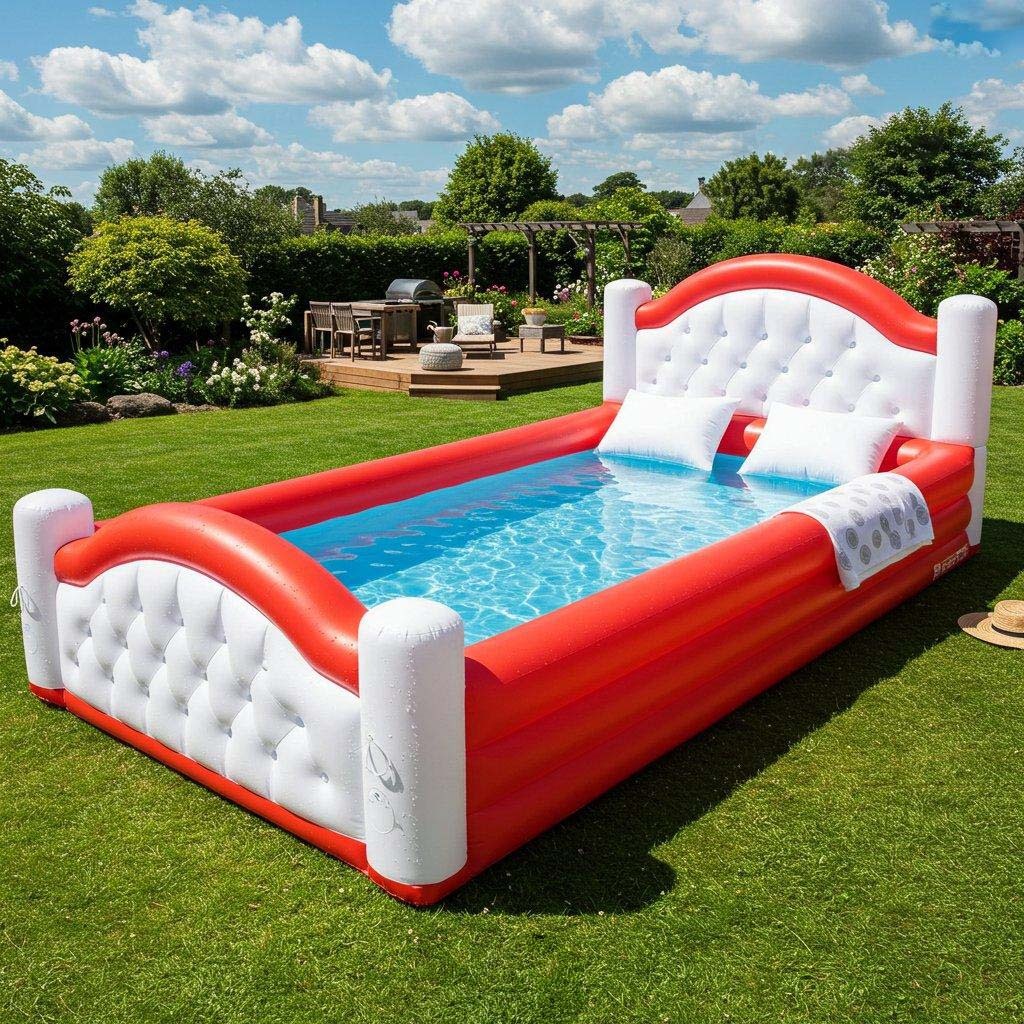 Giant Inflatable Bed Pool