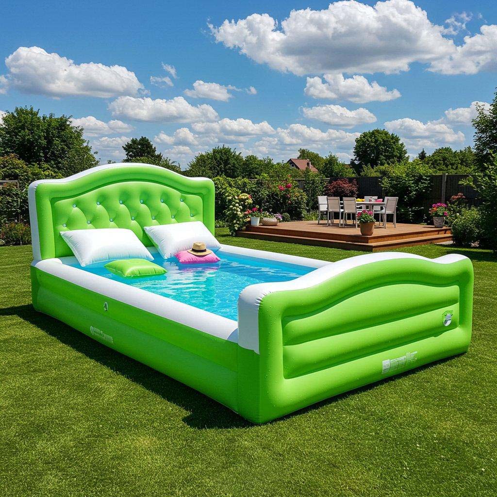Giant Inflatable Bed Pool