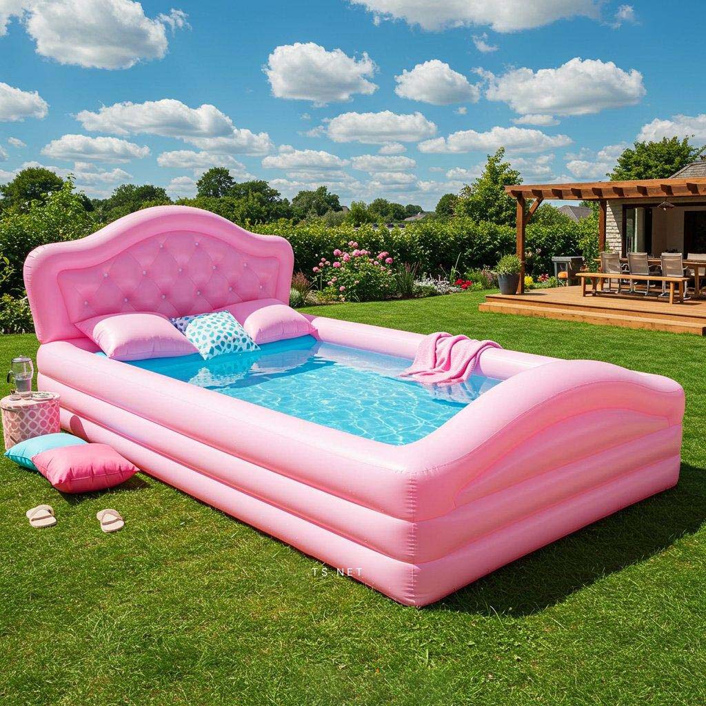 Giant Inflatable Bed Pool