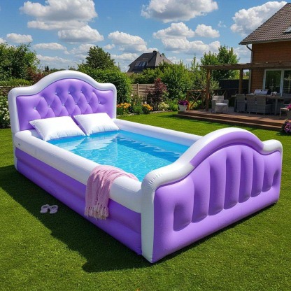 Giant Inflatable Bed Pool