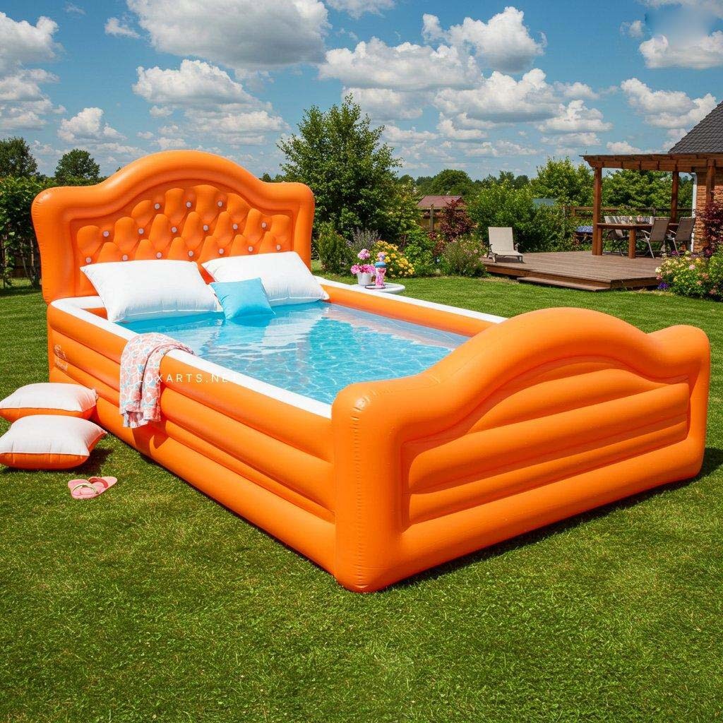 Giant Inflatable Bed Pool