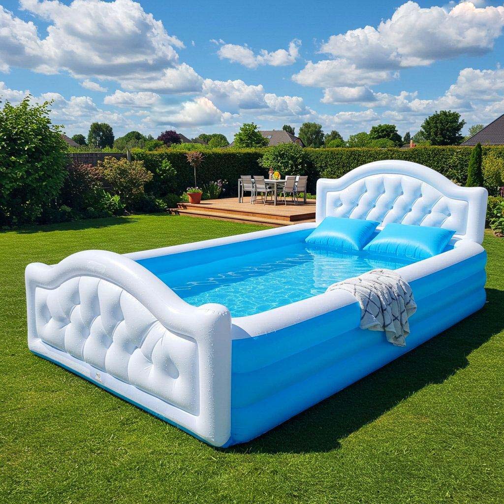 Giant Inflatable Bed Pool