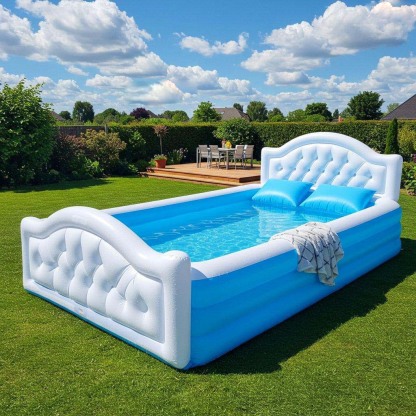 Giant Inflatable Bed Pool