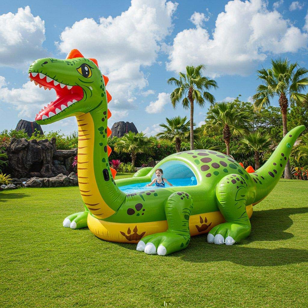 Giant Inflatable Dinosaur Pool