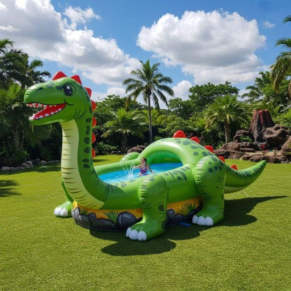 Giant Inflatable Dinosaur Pool
