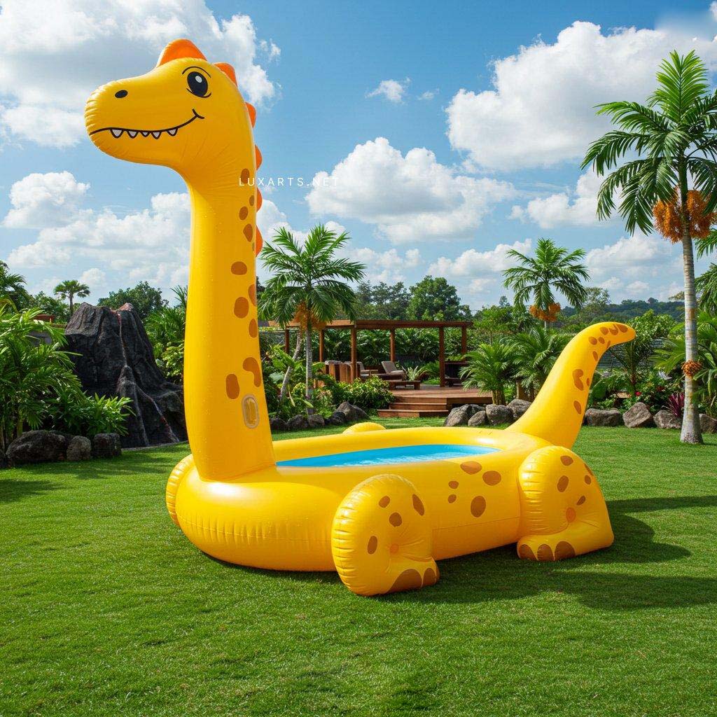 Giant Inflatable Dinosaur Pool