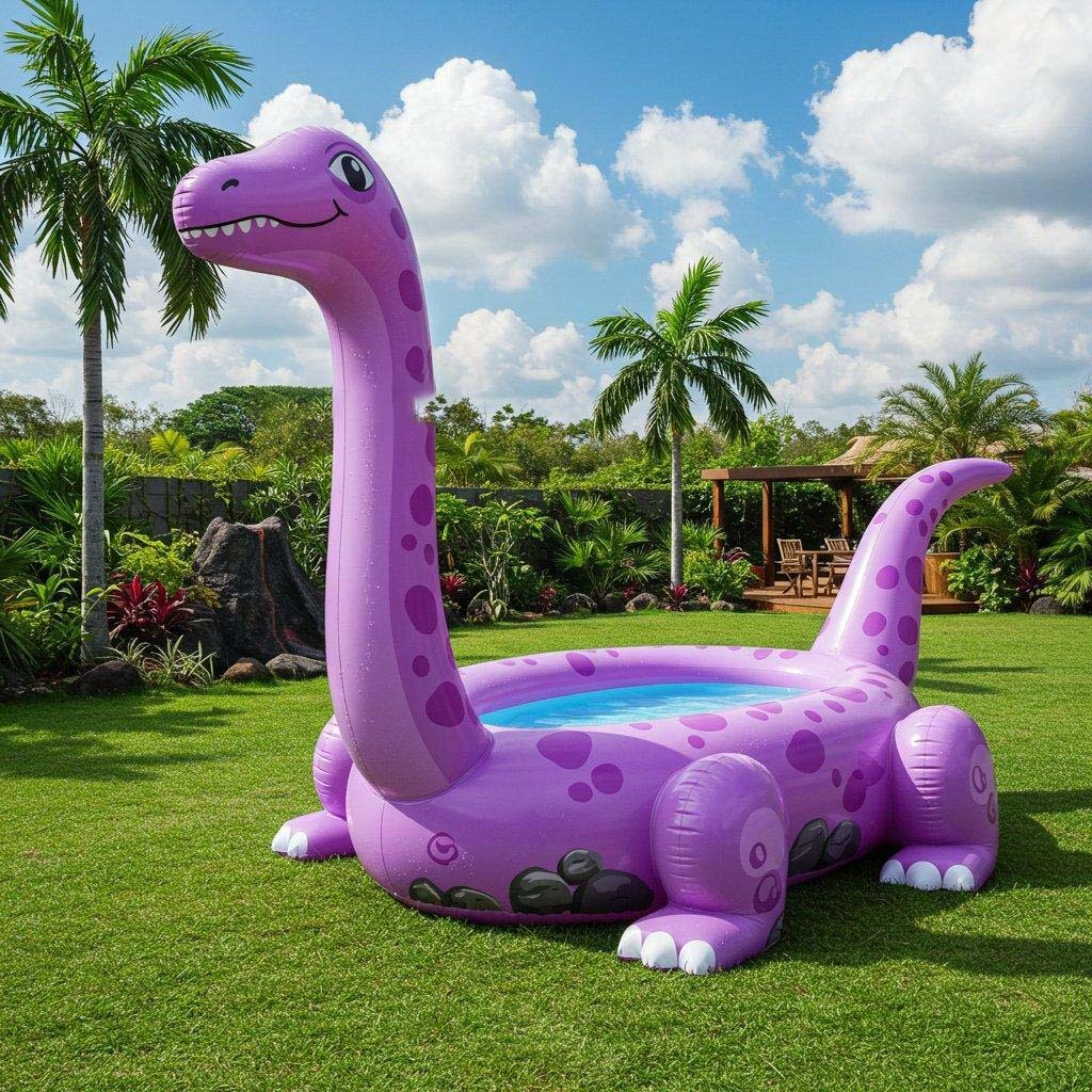 Giant Inflatable Dinosaur Pool