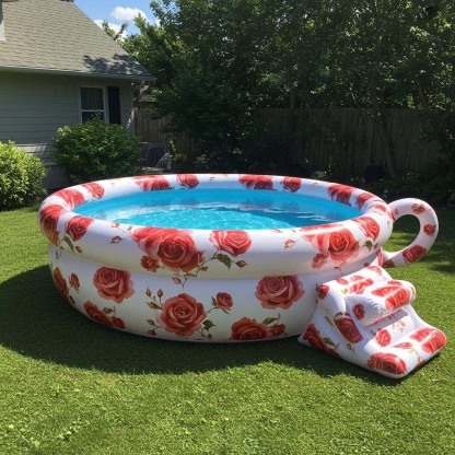 Inflatable Tea Cup Pool