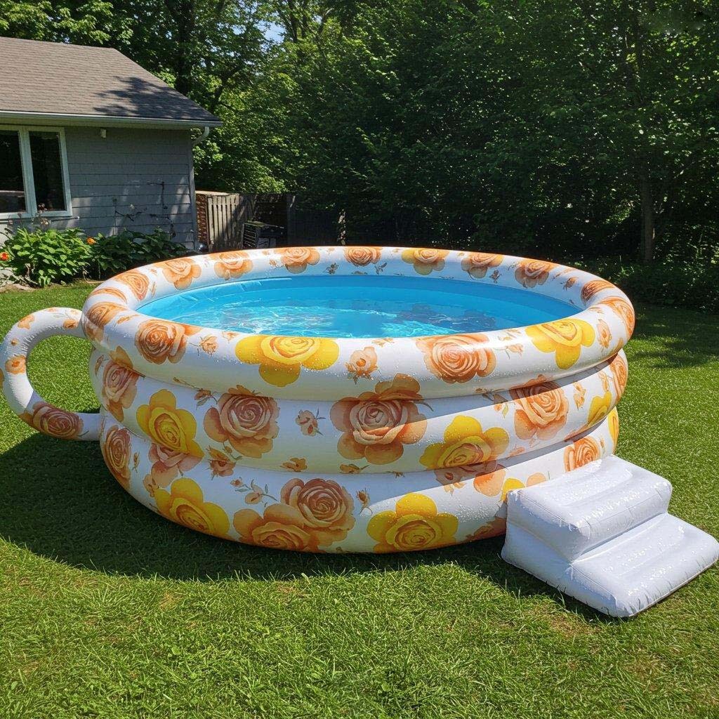Inflatable Tea Cup Pool