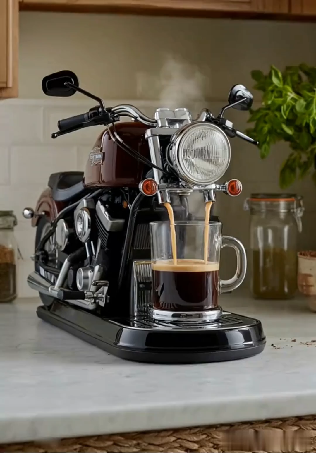 Clearance Sale🔥Limited Time Offer💖High-performance Motorcycle Coffee Maker | Bold Design for Motorcycle Lovers’ Mornings