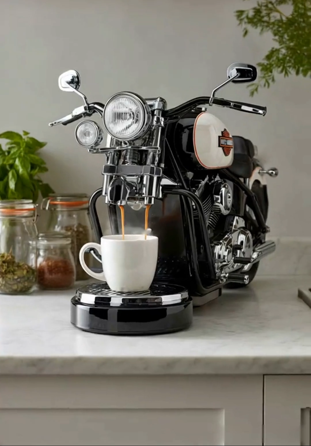 Clearance Sale🔥Limited Time Offer💖High-performance Motorcycle Coffee Maker | Bold Design for Motorcycle Lovers’ Mornings