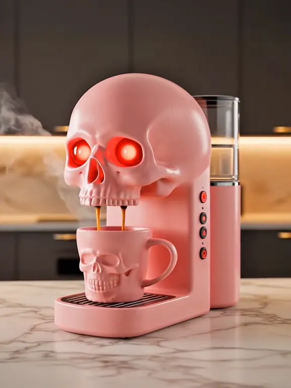 🔥Limited Time Offer💖Skull Coffee Makers（Includes skeleton coffee cup）