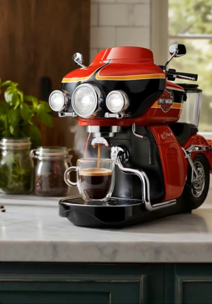 Clearance Sale🔥Limited Time Offer💖High-performance Motorcycle Coffee Maker | Bold Design for Motorcycle Lovers’ Mornings