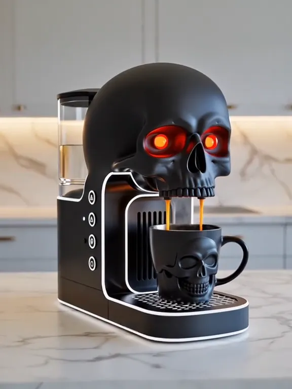 🔥Limited Time Offer💖Skull Coffee Makers（Includes skeleton coffee cup）