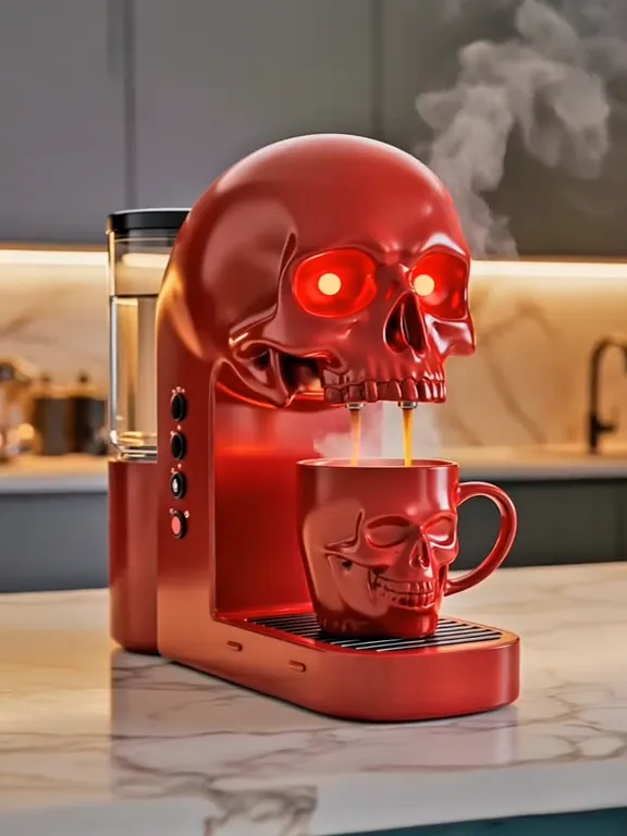🔥Limited Time Offer💖Skull Coffee Makers（Includes skeleton coffee cup）