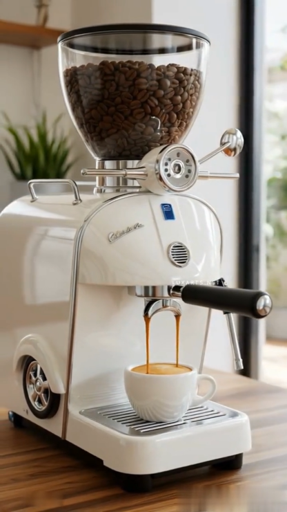 🔥Limited Time Offer💖Bold Design motorcycle Coffee Maker