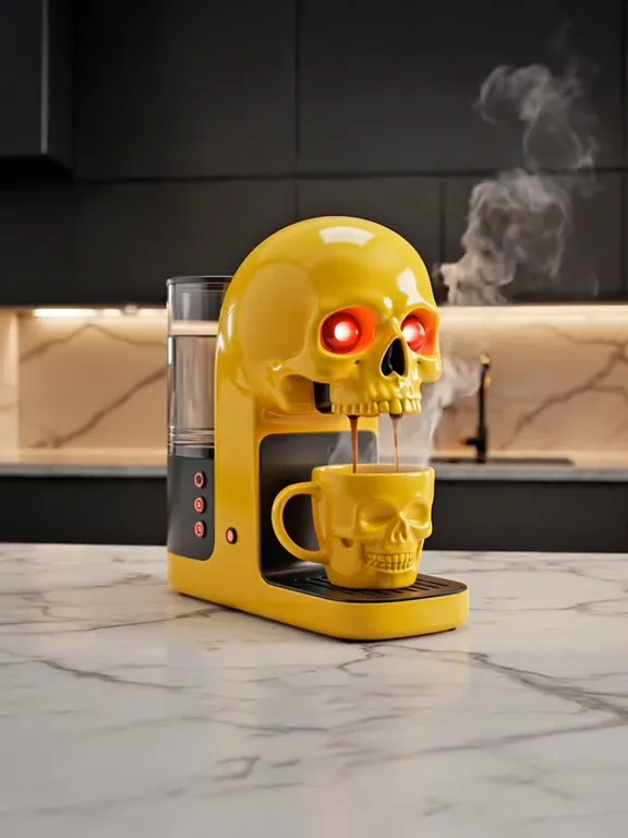 🔥Limited Time Offer💖Skull Coffee Makers（Includes skeleton coffee cup）