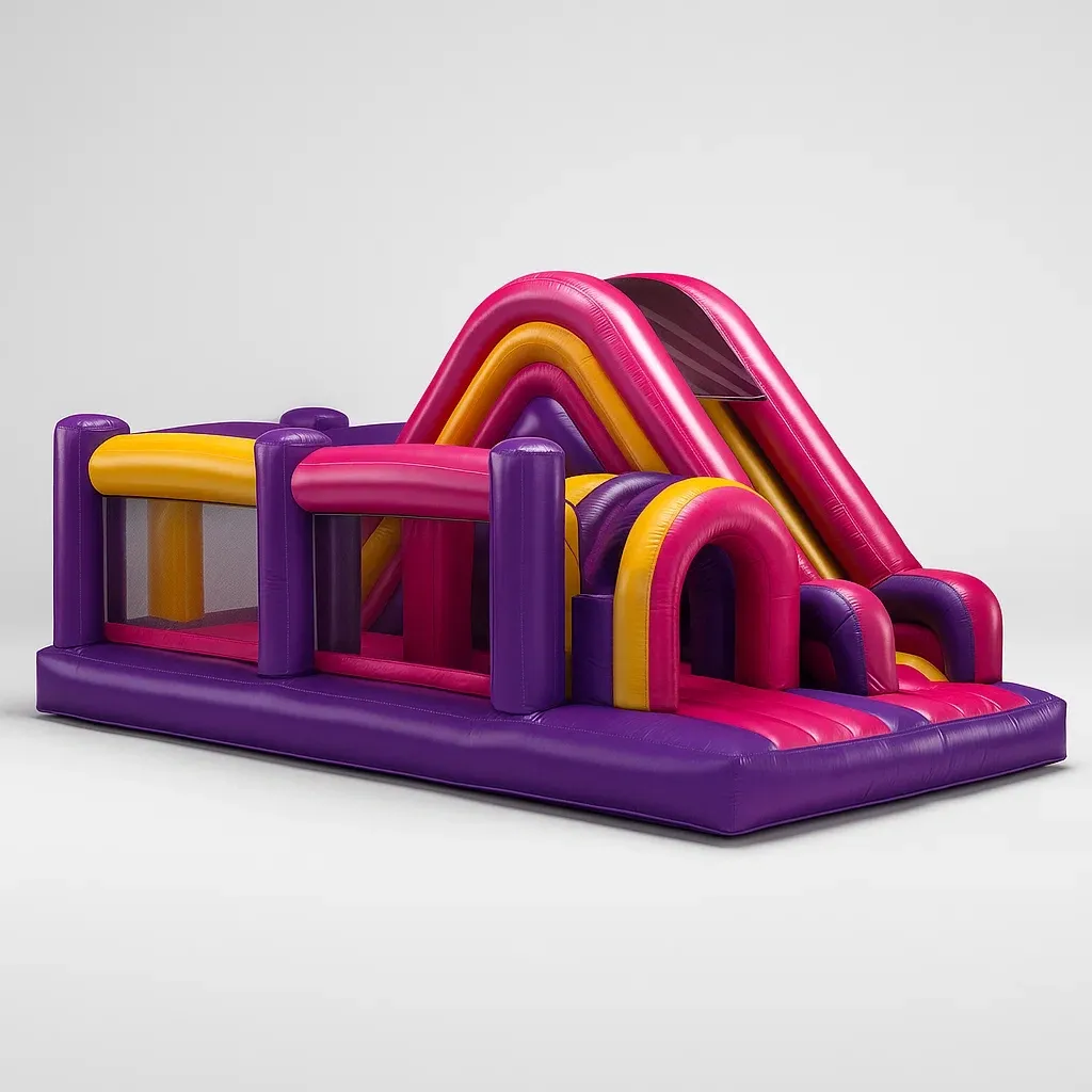 Structure gonflable en PVC parcours d'obstacle 5x3x3 m