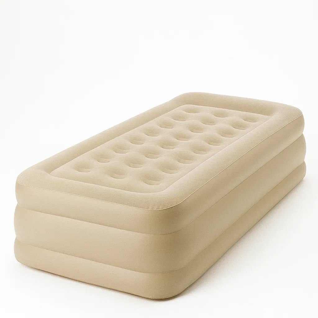 Matelas pneumatique en PVC beige 191x99x42 cm