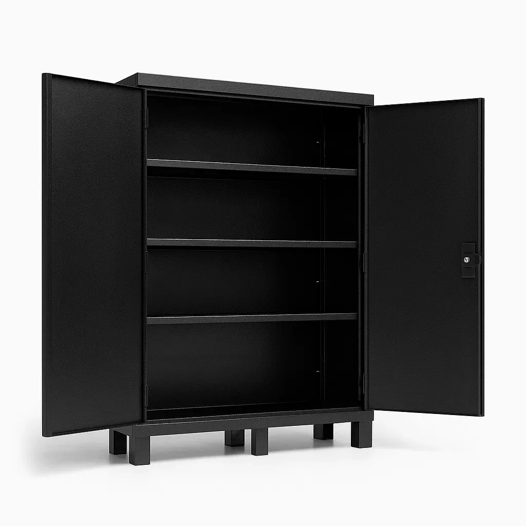 Armoire de garage en acier noir