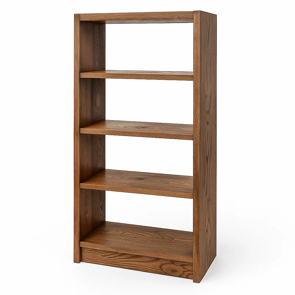 Étagère de rangement en bois massif marron 180x80x30 cm