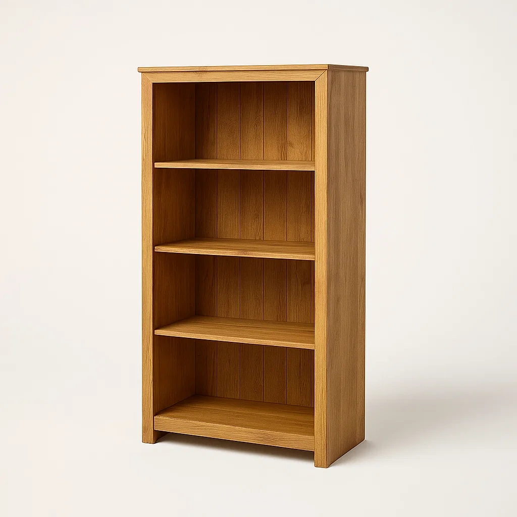 Étagère de rangement en bois 4 étagères 120x60x30 cm