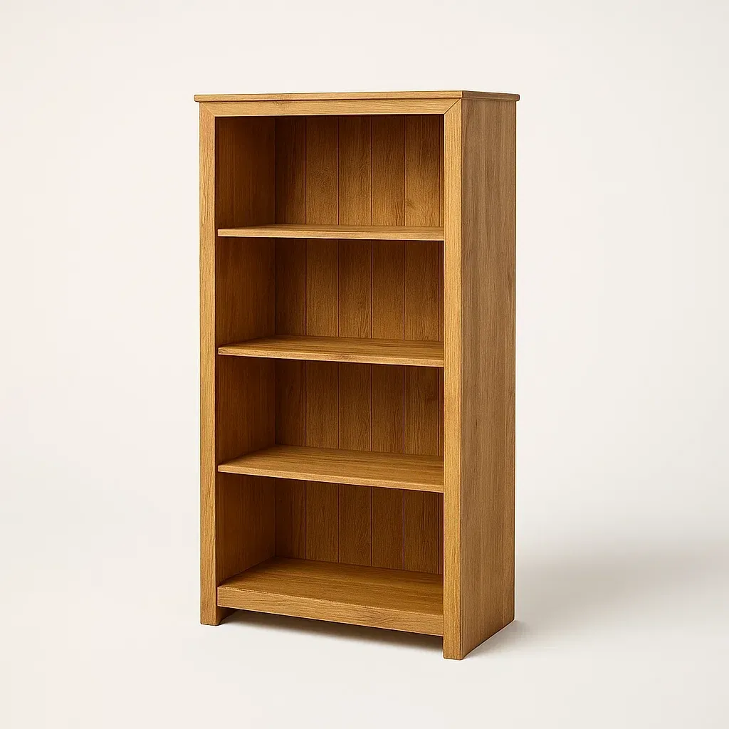 Étagère de rangement en bois 4 étagères 120x60x30 cm