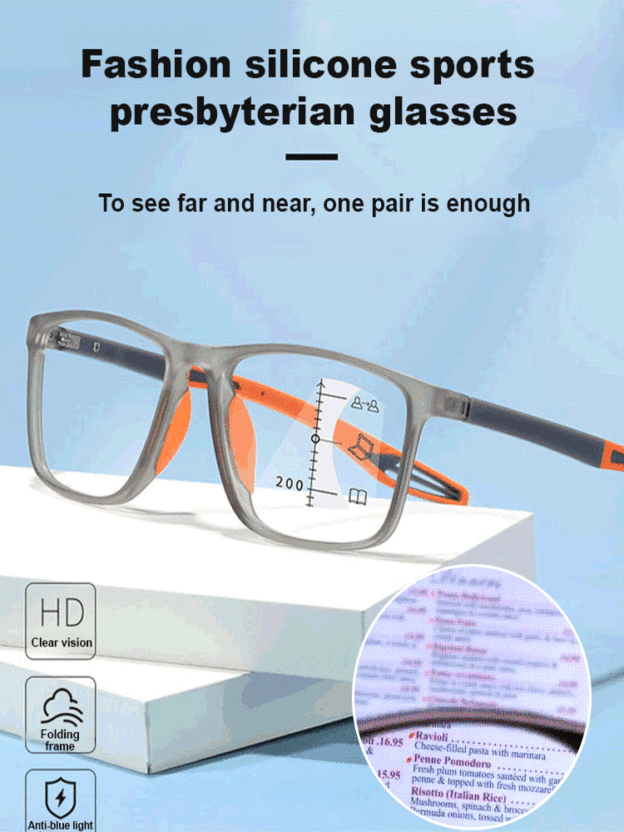 No eye exam needed • Lifetime use • Auto-focus from -10.00D-+10.00D — Multifocal sports glasses
