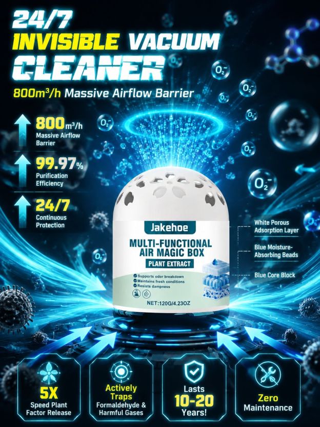 [Air Purification Wonder] The Silent Dust-Busting Vacuum Magic Box