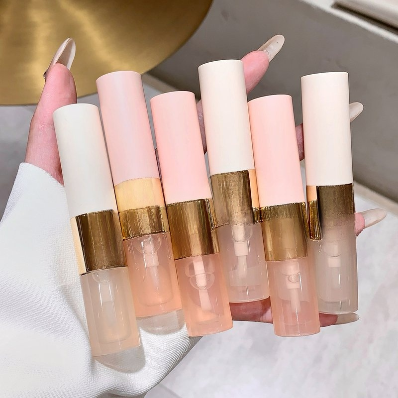 Close-up of hydrated lips with velvet matte finish