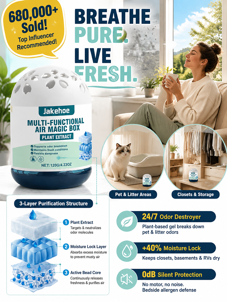 [Air Purification Wonder] The Silent Dust-Busting Vacuum Magic Box