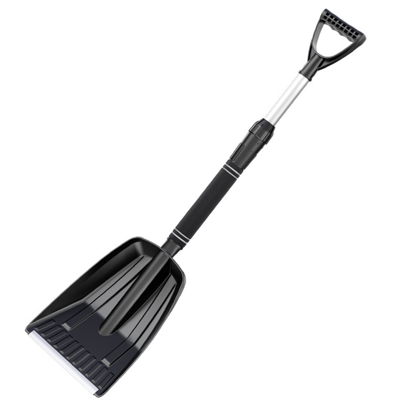 Telescopic Car Snow Shovel - Detachable PP Material with EVA Non-Slip Handle