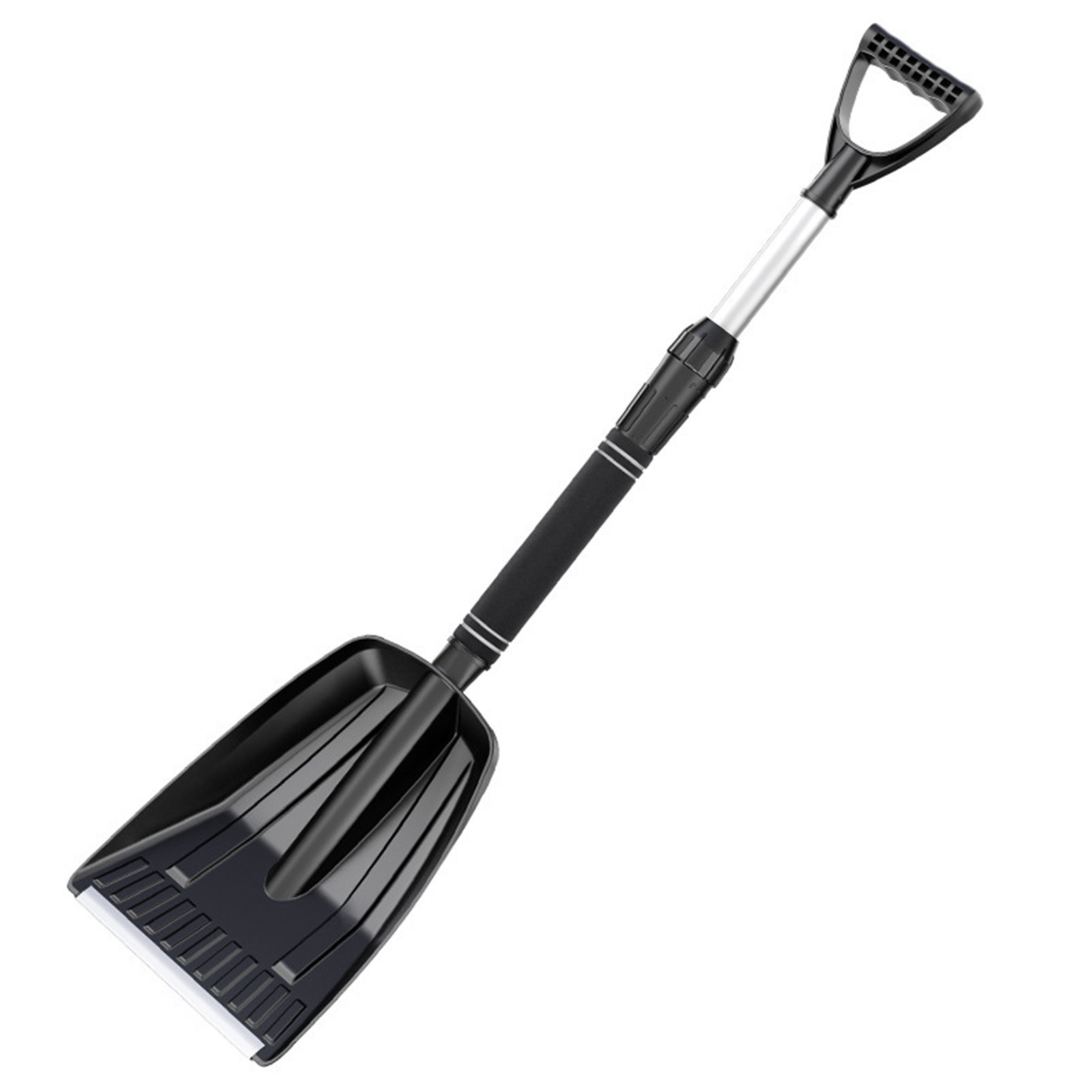 Telescopic Car Snow Shovel - Detachable PP Material with EVA Non-Slip Handle