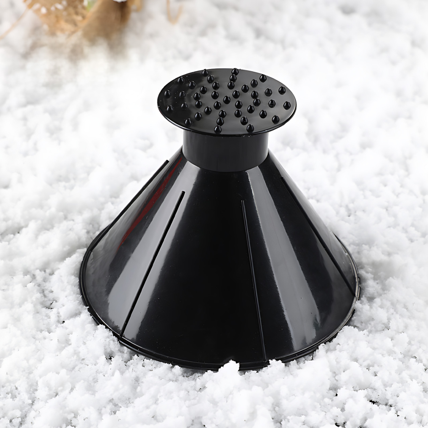 Dual-Purpose Car Snow & Ice Tool – Thickened Plastic Ice Breaker & Scratch-Free Snow Scraper